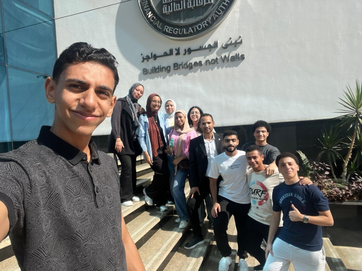 Benha University &ndash; Faculty of Commerce students on a field visit to the Financial Regulatory Authority (FRA).